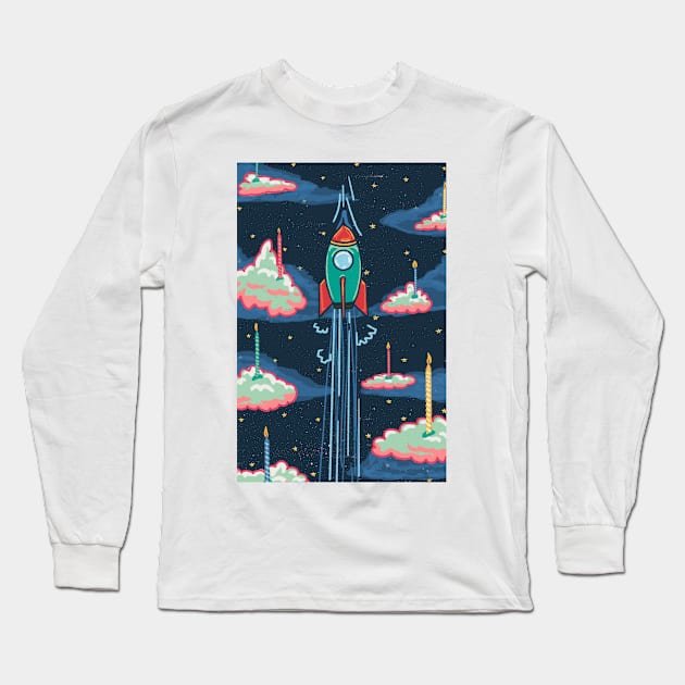 Eight of Wands Long Sleeve T-Shirt by BeautyInDestruction